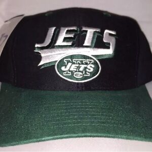 Vintage New York Jets Snapback hat cap rare 90s Logo Athletic NFL football